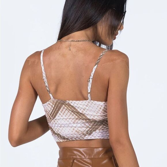 Princess Polly Coraline Top Brown - Picture 4 of 8